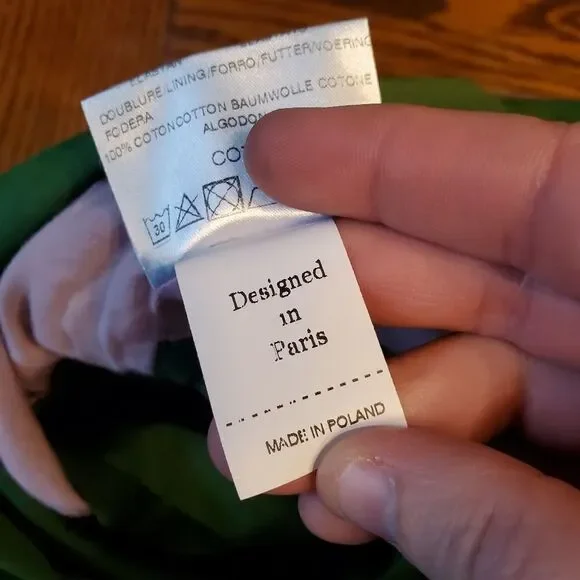 Weill green sleeveless fit&flare tie waist dress sz 6 - Picture 5 of 7